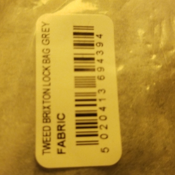 Kurt Geiger Brixton Lock Dual Strap Gray Glitter Tweed Shoulder Bag authentic - Picture 11 of 11